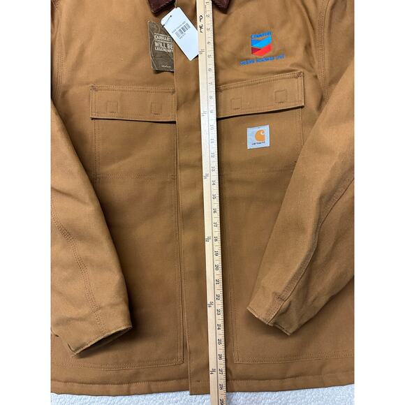 NWT* Carhartt Mens C003 BRN Duck Quilted Lined Coat Jacket Size XL - Picture 3 of 11